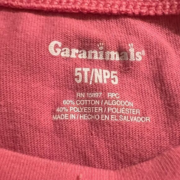 Garanimals size 5T play all day long sleeve t shirt - Picture 5 of 5